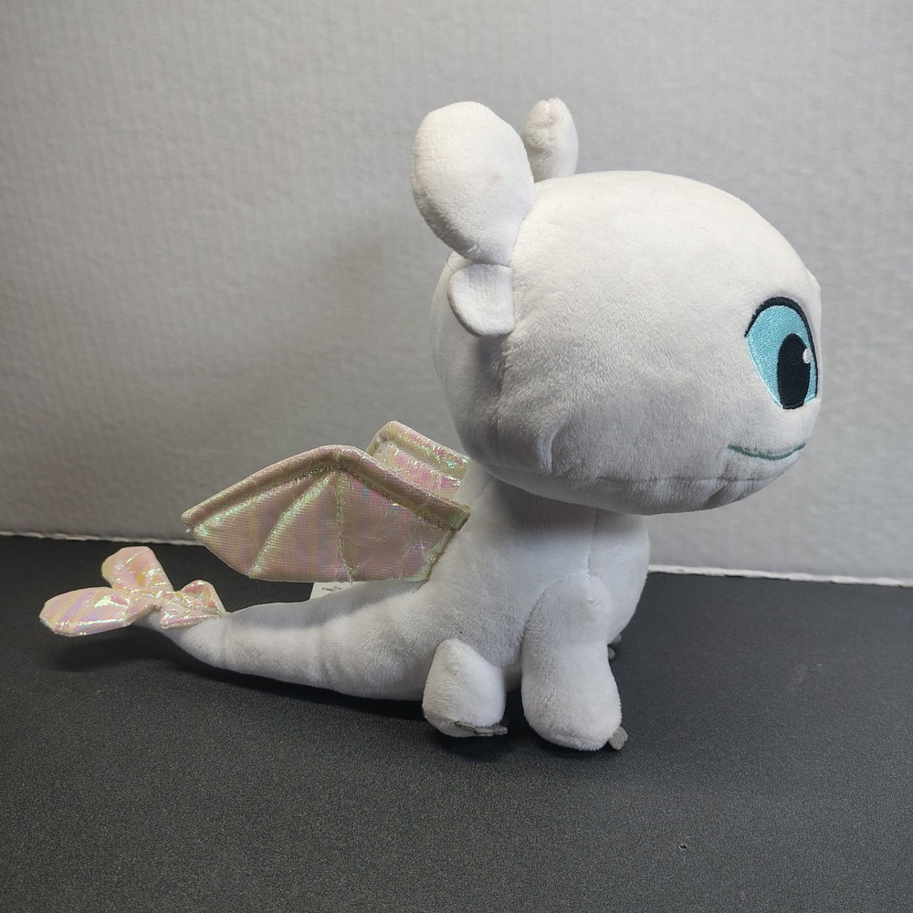 Universal Studios Light Fury Plush Kids White Dragon HTTYD Toy